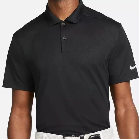 Nike Golf Dri-FIT Black Polo Mens Size Small - Picture 9 of 11
